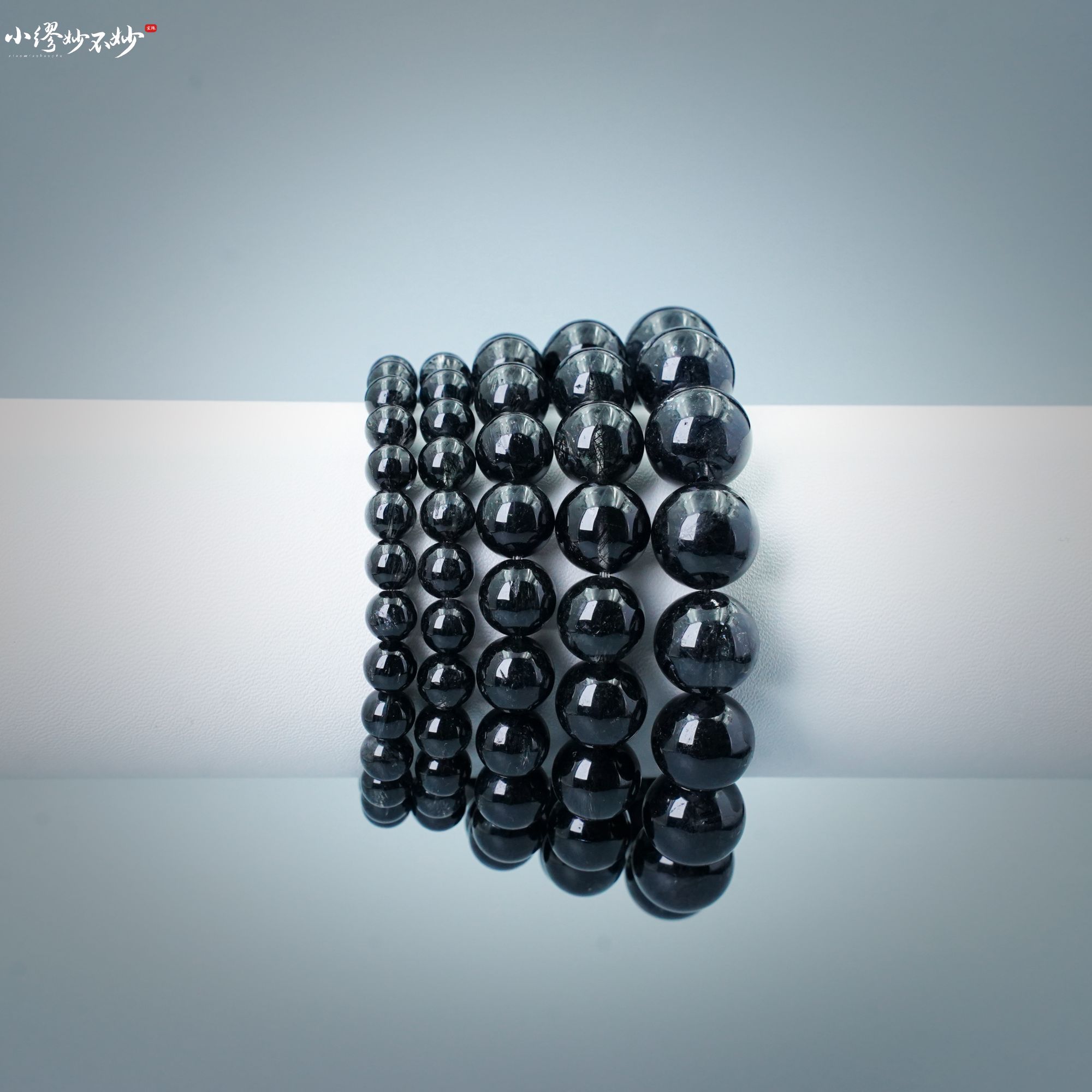 【缪老师严选】SJ2592 天生领袖/黑发晶手链 多样性发其一