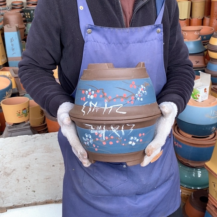 紫砂花盆紫砂花盆