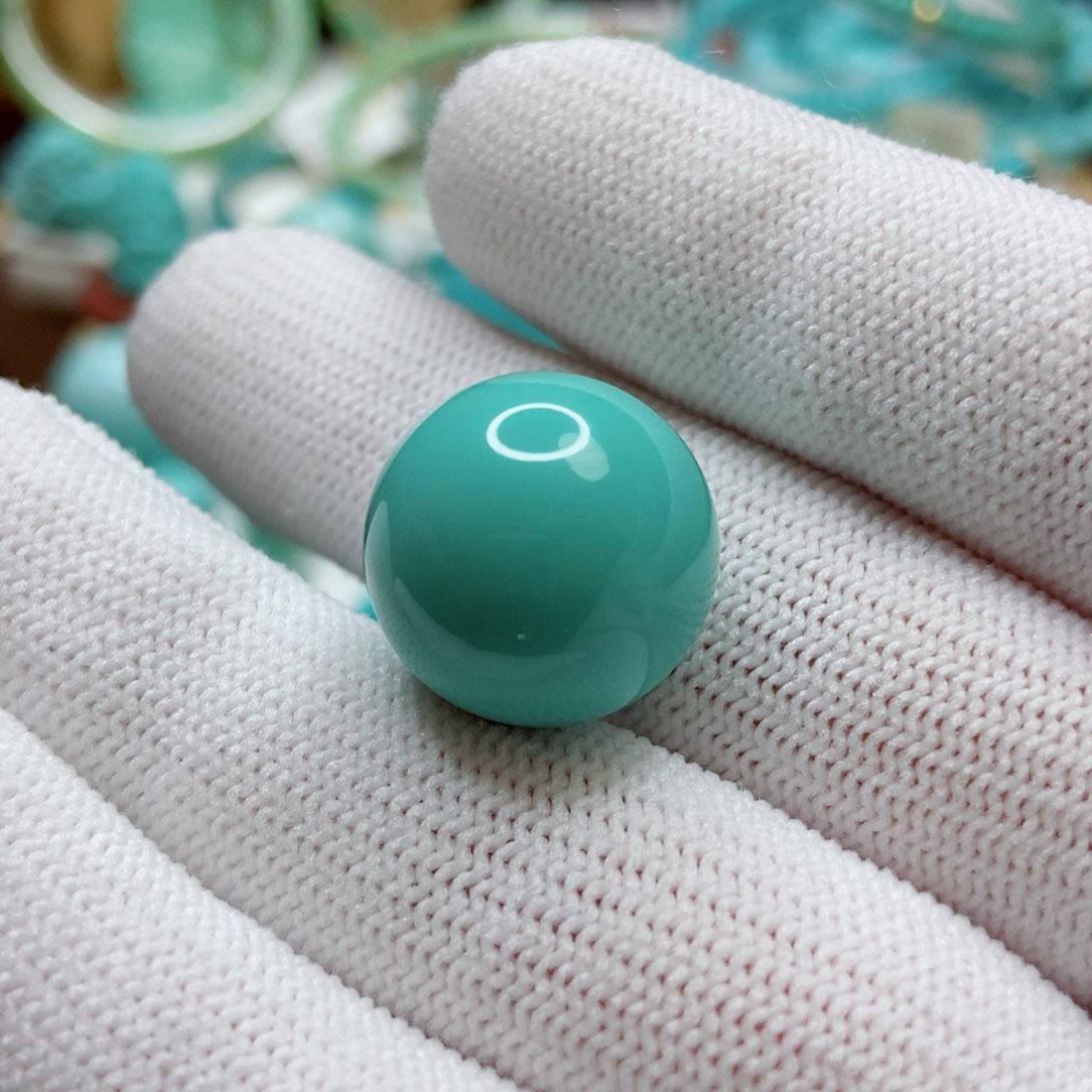 绿松石珠子未镶嵌