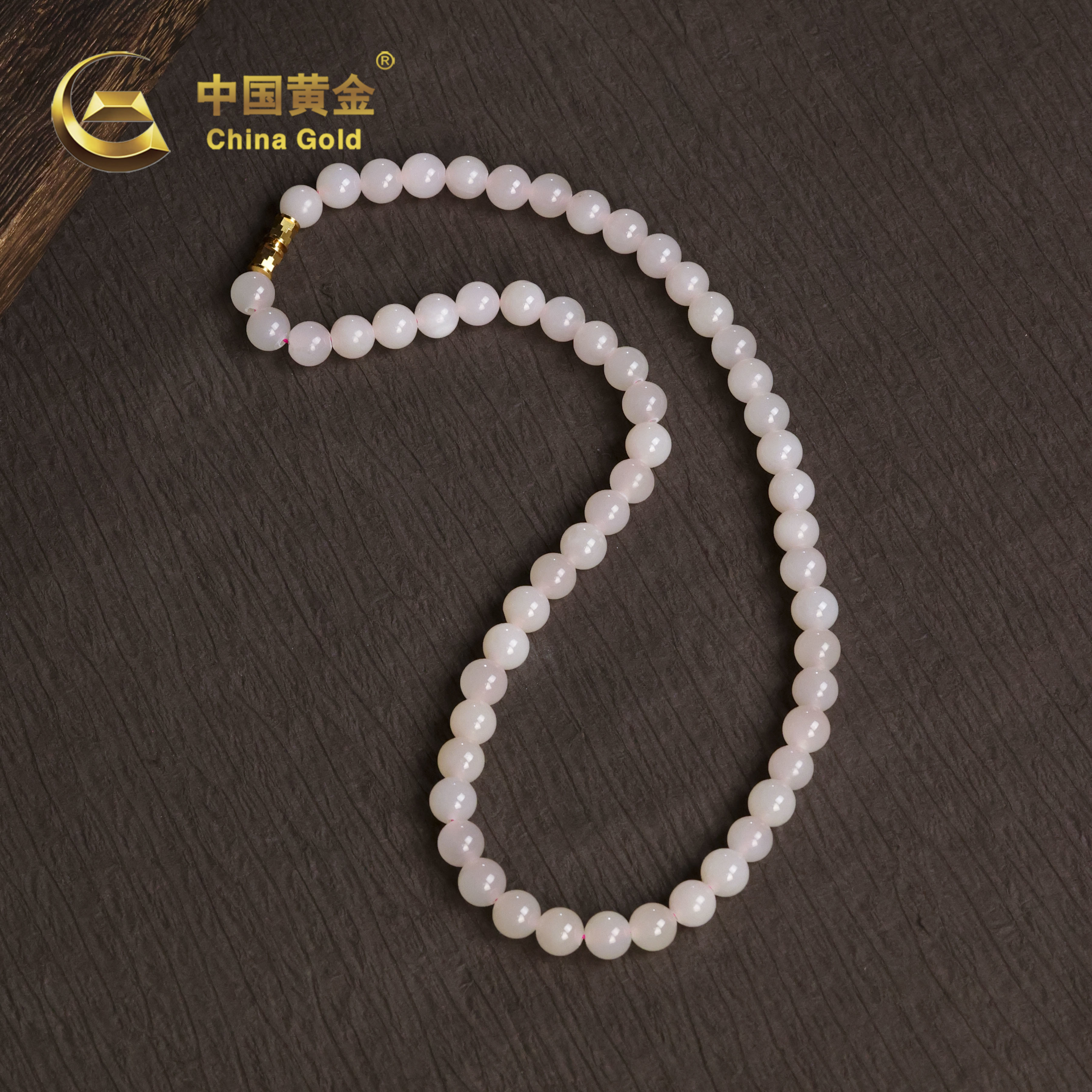  【中国黄金】芸矜 | 和田玉*项链*S925银镶嵌-X3611-臻