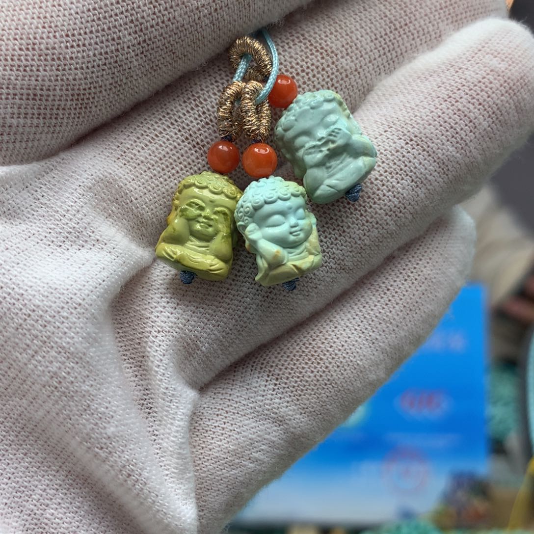 绿松石挂件未镶嵌