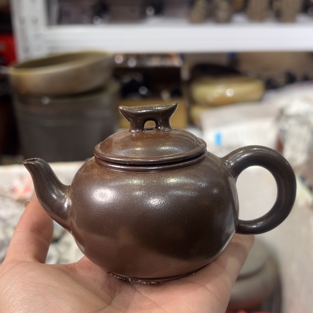 贵台龙窑柴烧茶壶139
