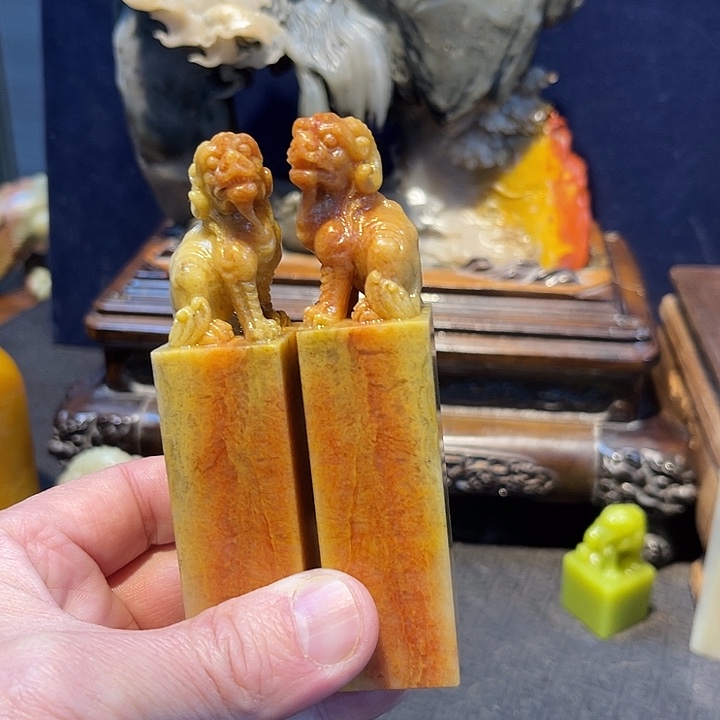 老挝石寿山石艺术品