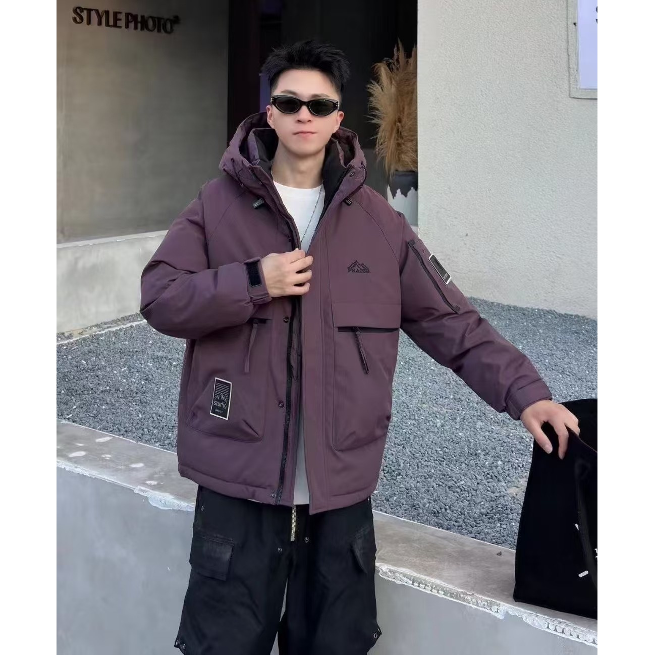 【零下20度的冬日暖阳】情侣款加厚保暖时尚百搭连帽休闲外套Z-717