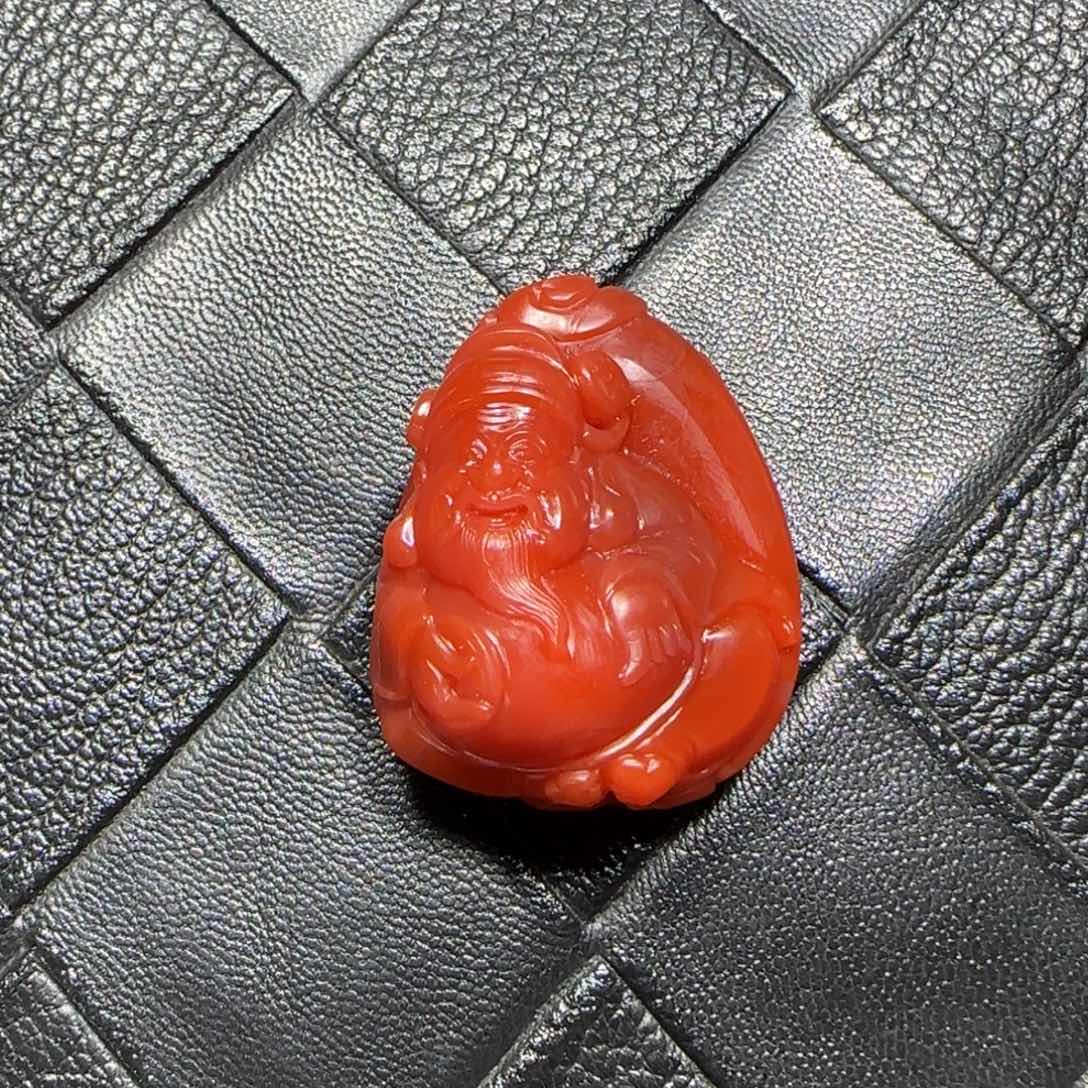 南红玛瑙未镶嵌财神