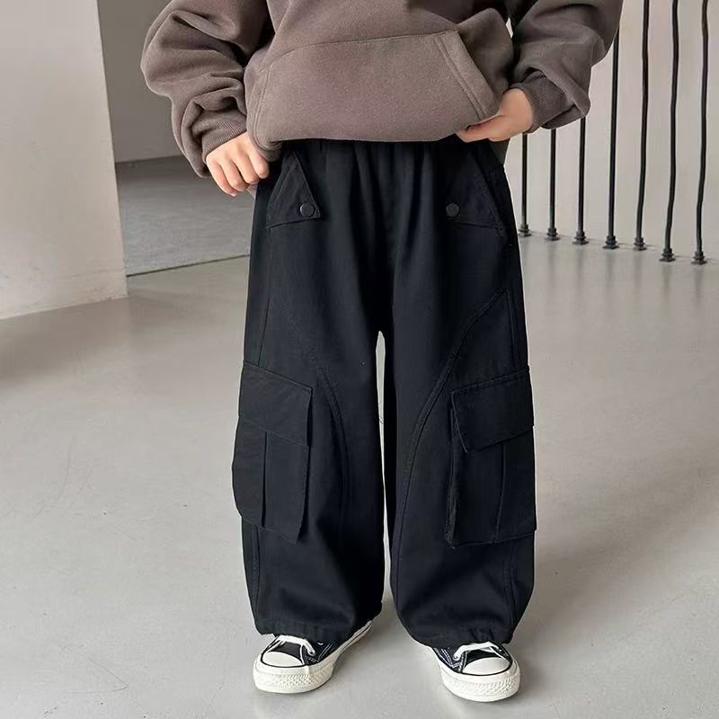 加厚加绒童装裤子