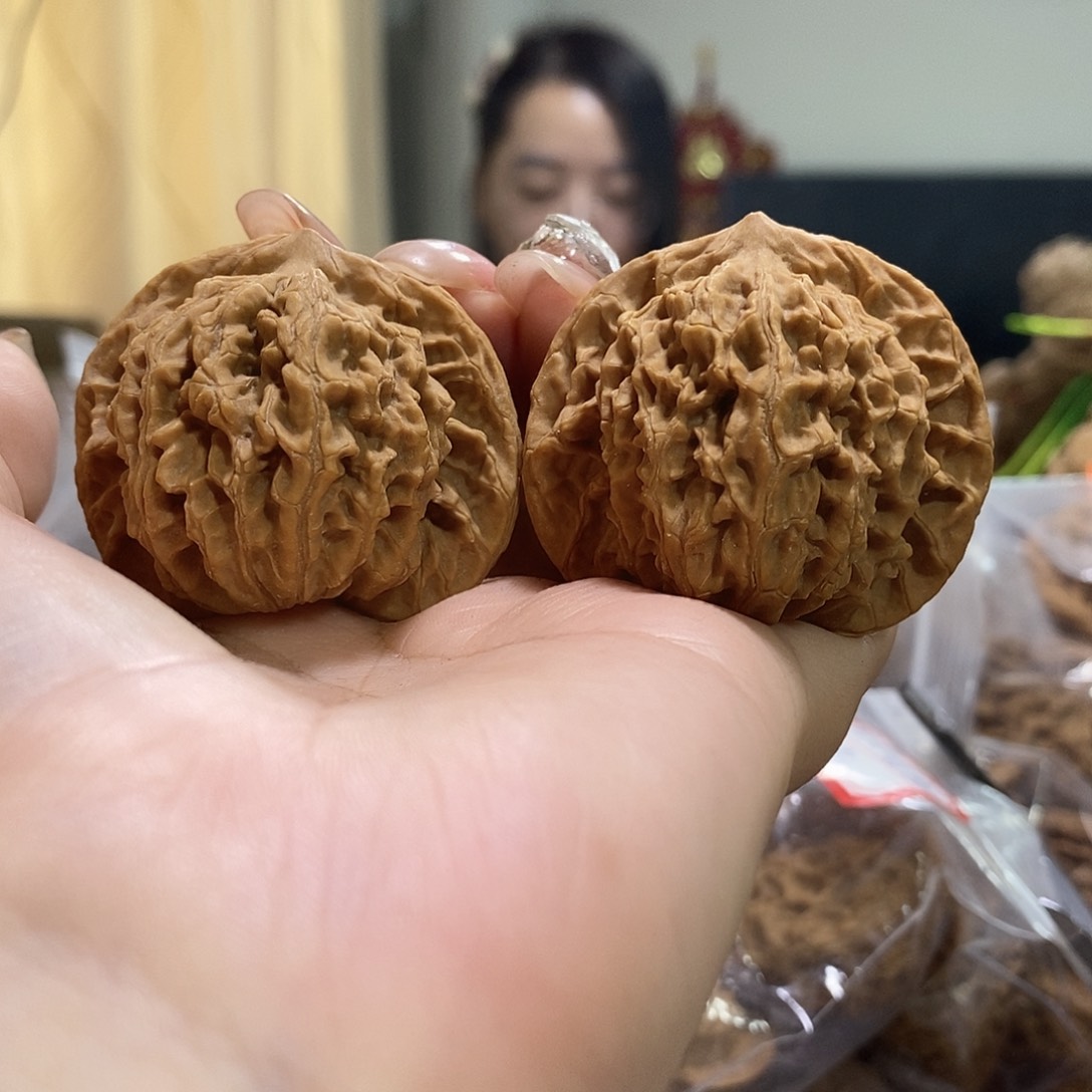 把件文玩核桃44老款狮子头