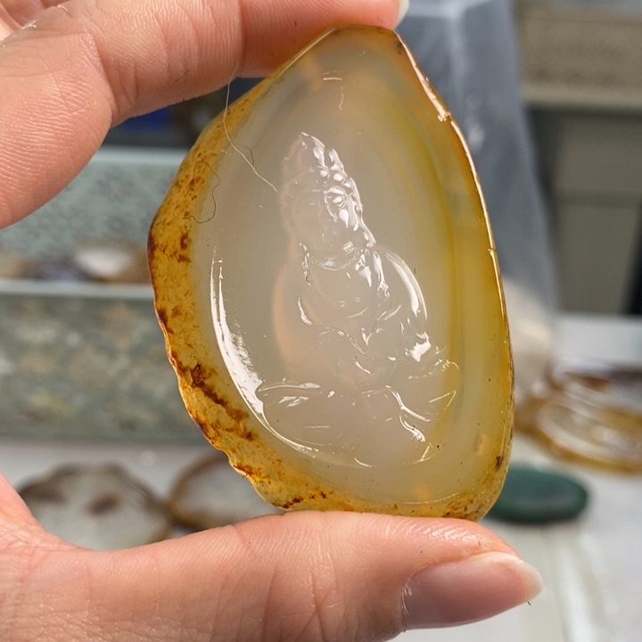 玛瑙/玉髓吊坠(不含链)未镶嵌