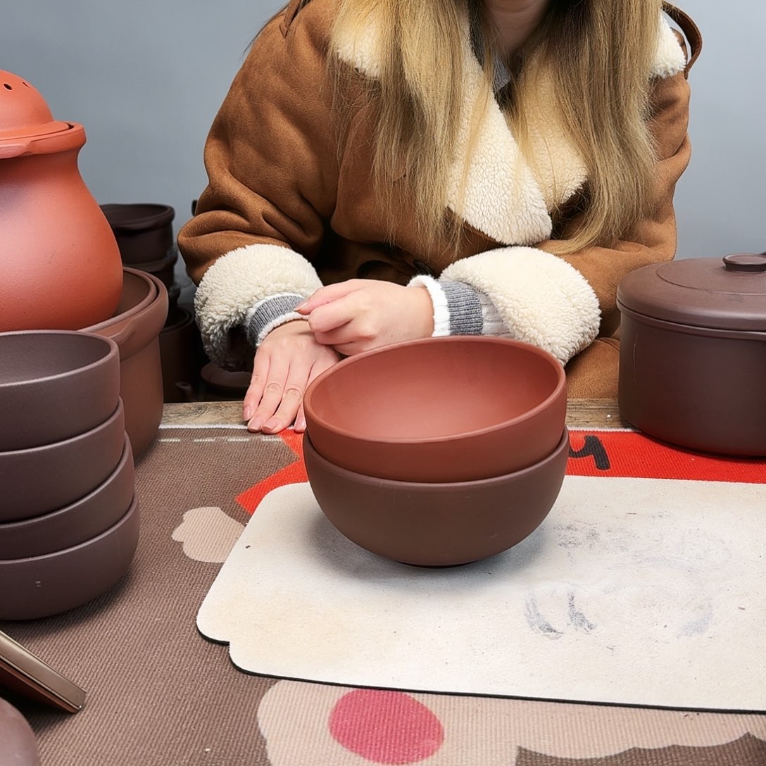 紫砂碗一单到手2个