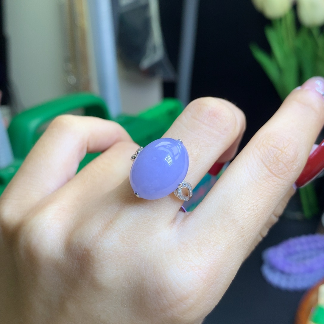 翡翠颈饰18K金镶嵌@****✨天然