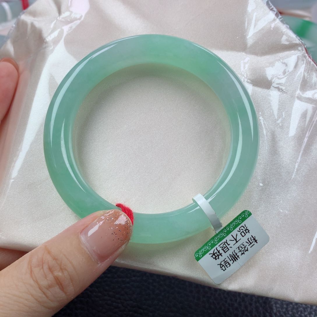 未镶嵌手镯翡翠缅甸天然翡翠57圈