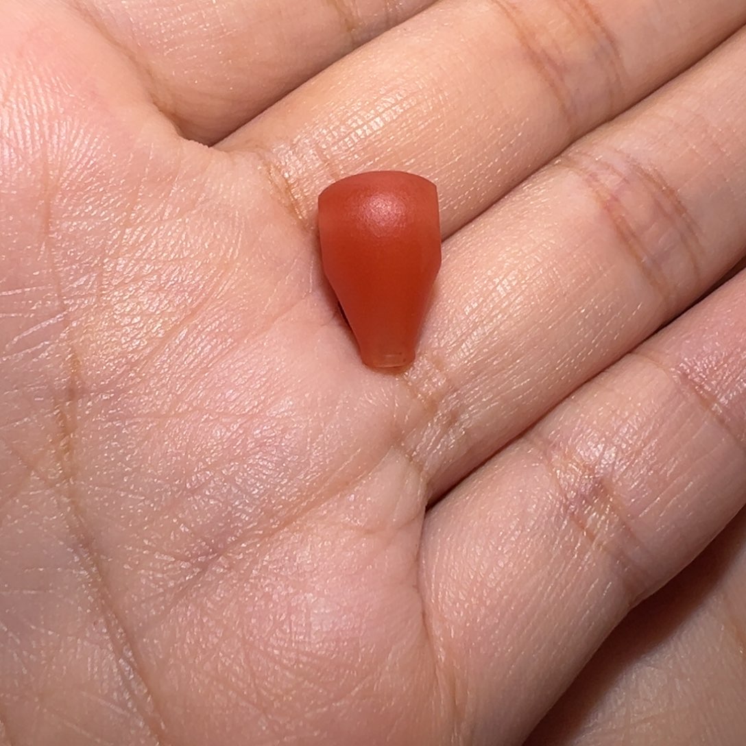 南红玛瑙珠宝奇石未镶嵌暑*三通