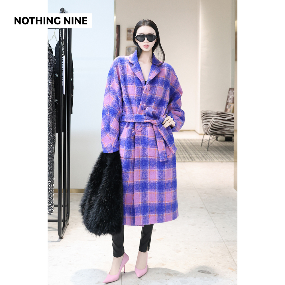 NOTHING NINE 星尘幻想格子大衣