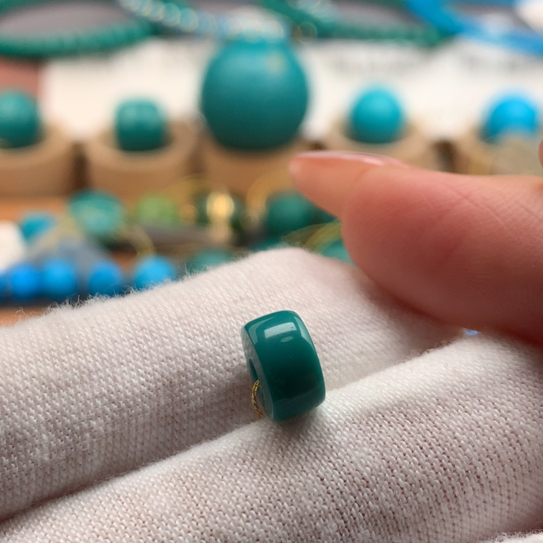 绿松石未镶嵌绿松石8.6mm