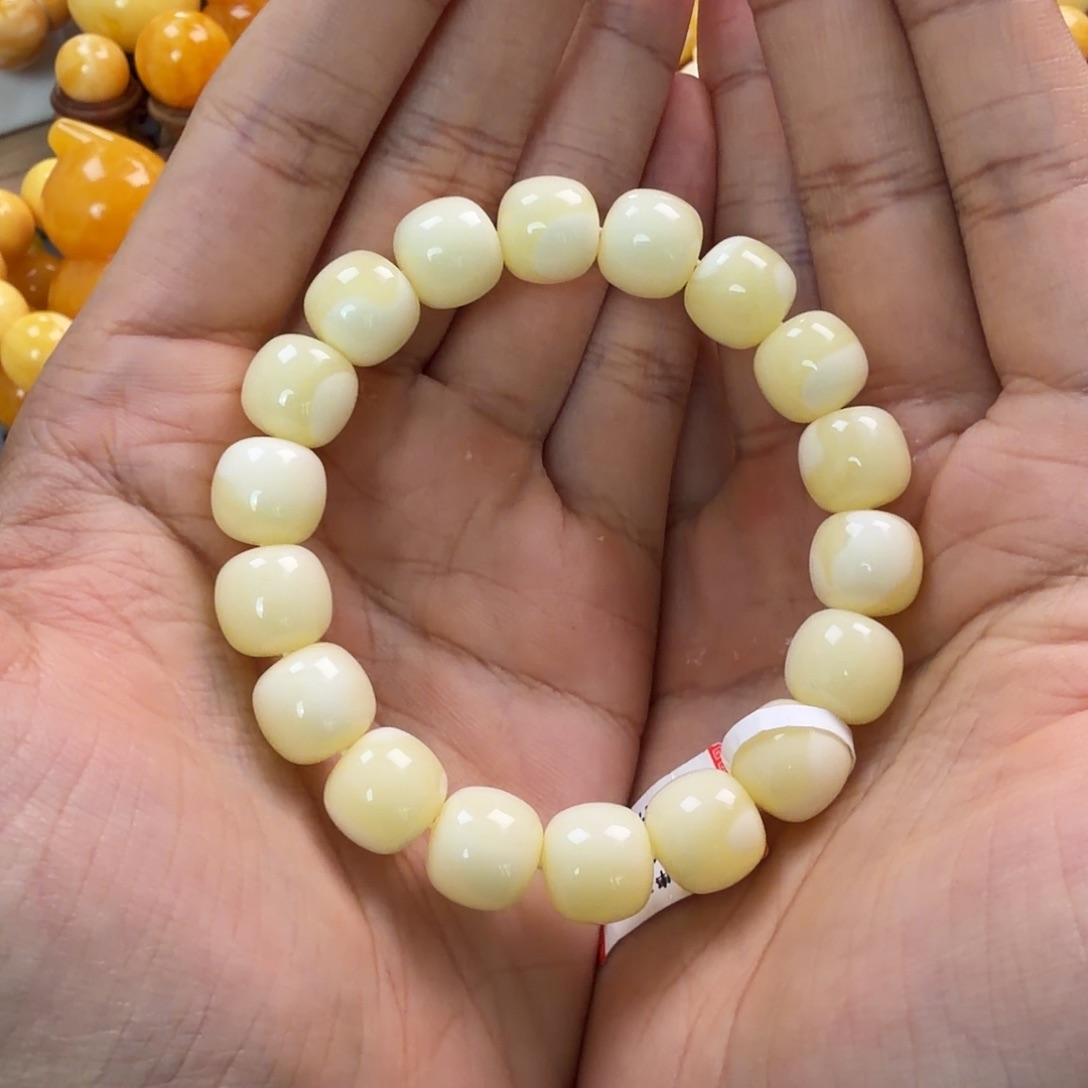 琥珀未镶嵌珠宝奇石12mm同料