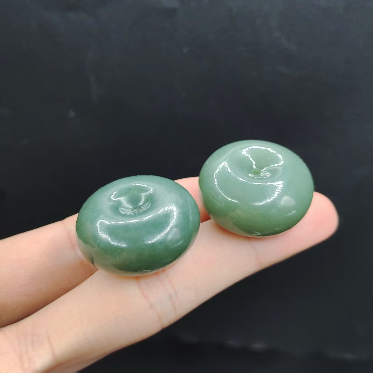 【龙龙严选】和田玉平安扣赠绳Y9【多样性发其一】约25-12mm