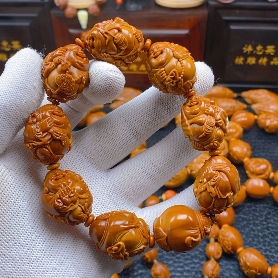 橄榄核手串/手链曹华老师2.2欢喜米勒水晶核（不议价不预定）