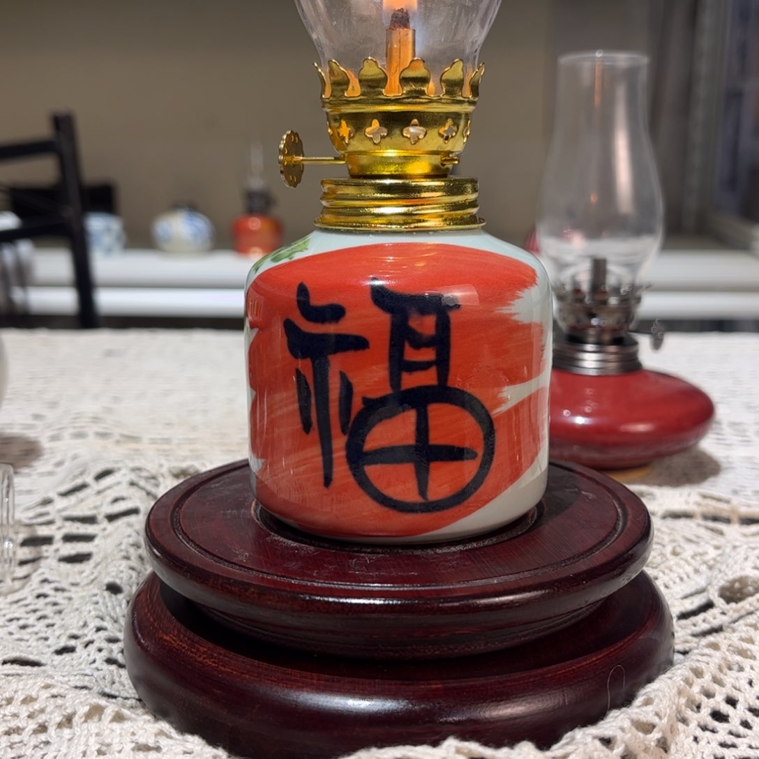 摆件景德镇陶瓷香薰灯