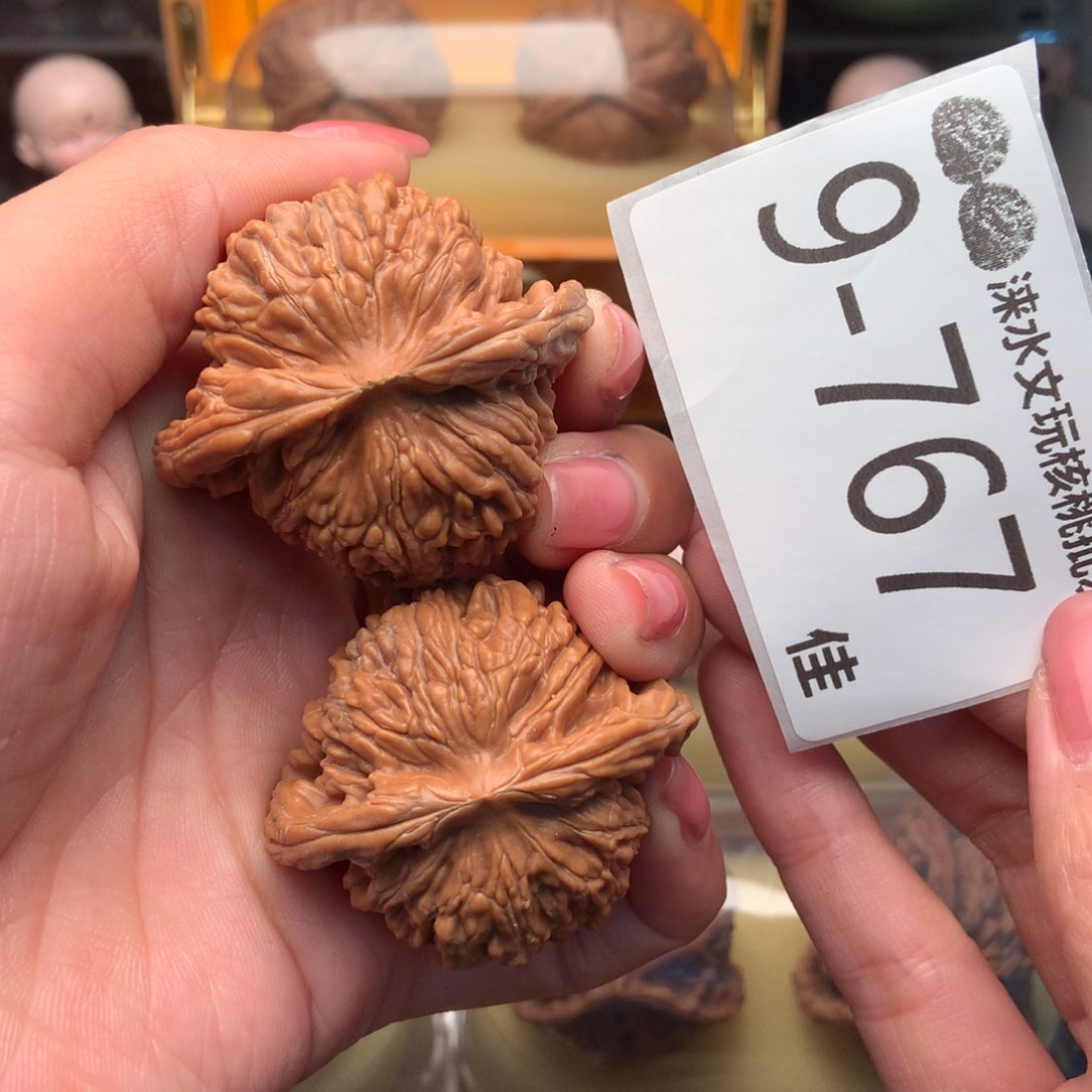 文玩核桃把件45四座楼