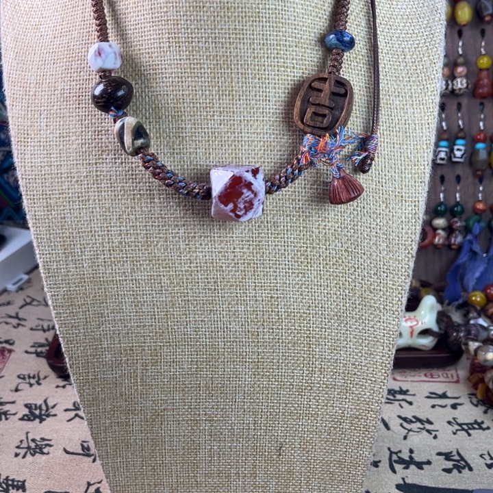 玛瑙/玉髓未镶嵌颈饰