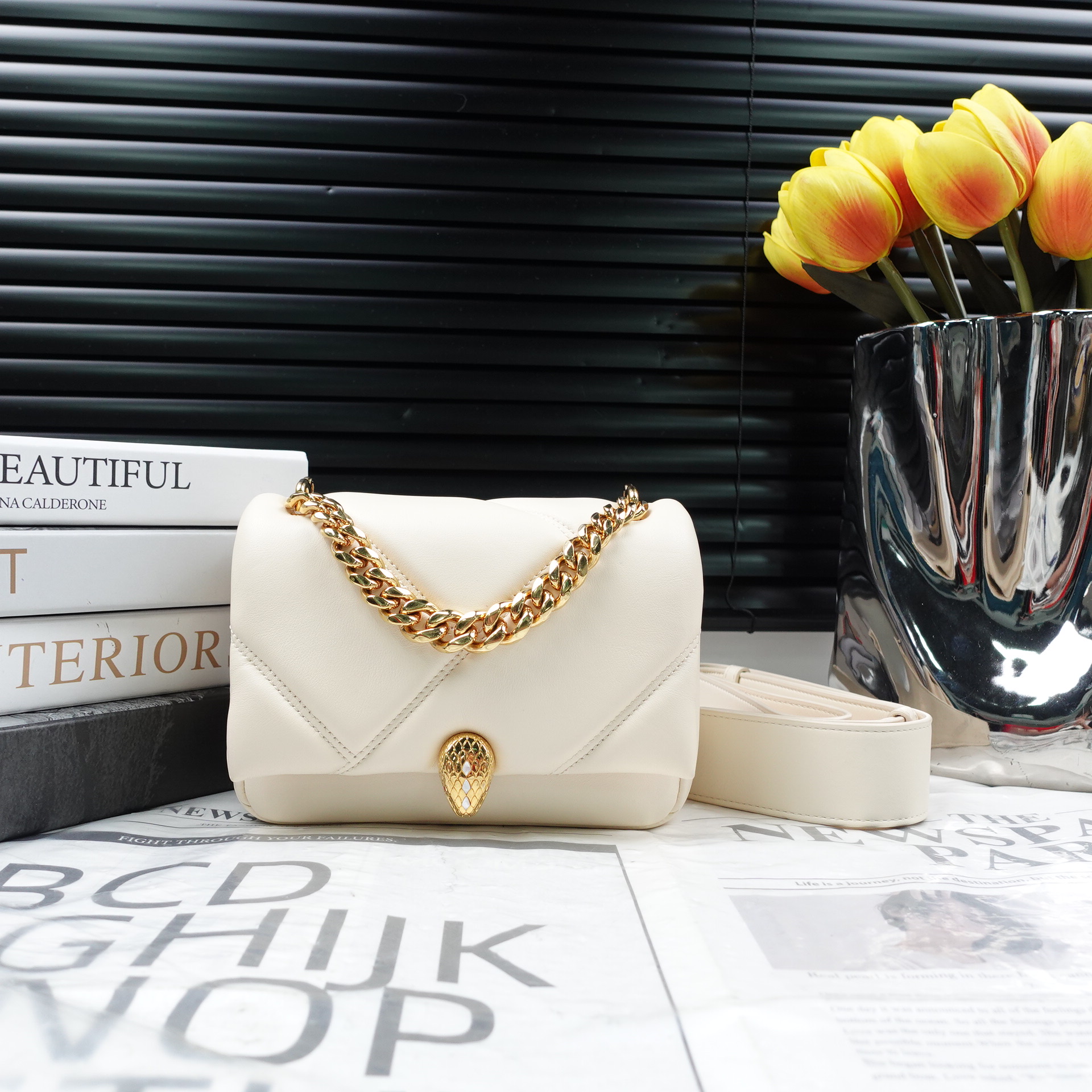 95新 BVLGARI/宝格丽 单肩包/T10326692