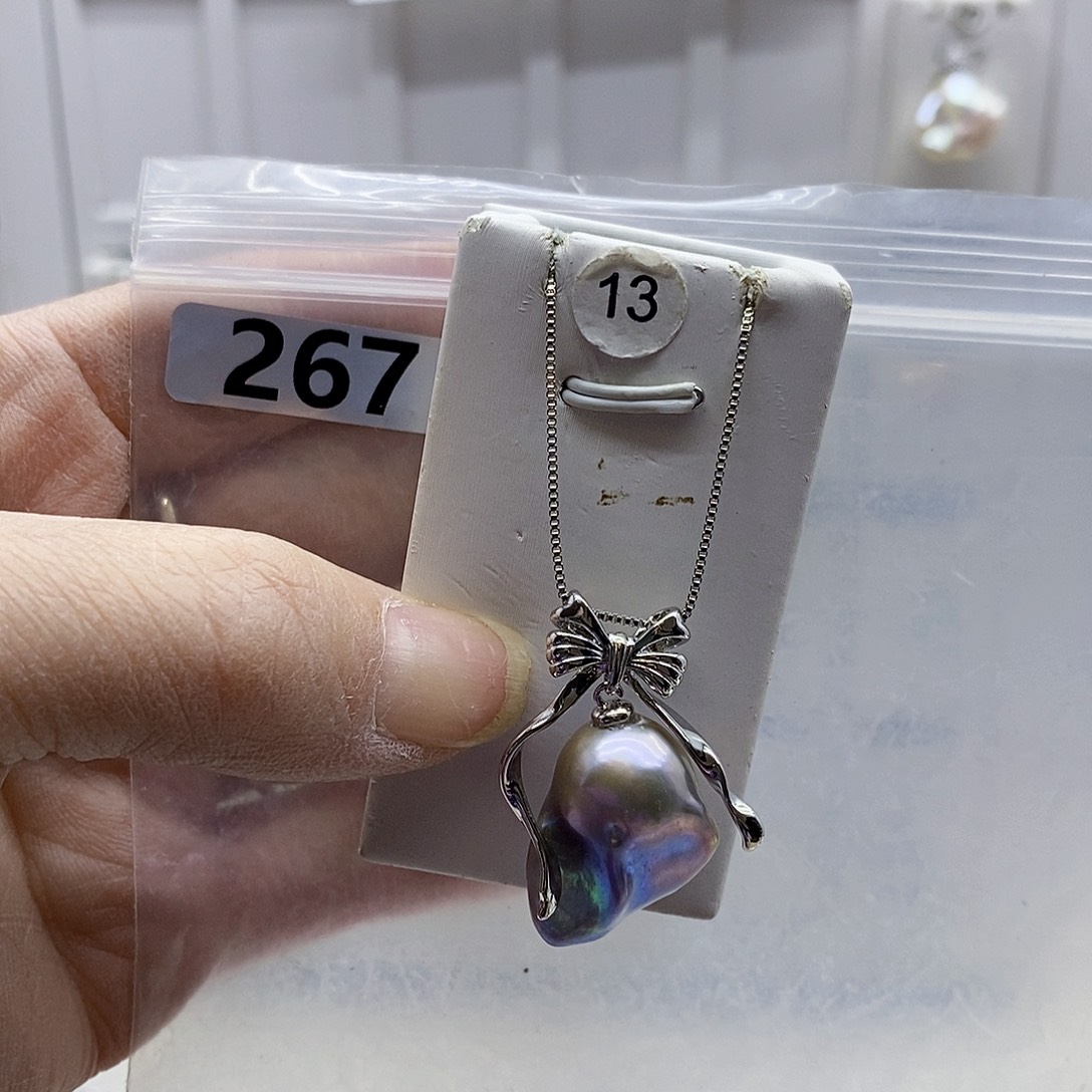 颈饰合金淡水珍珠