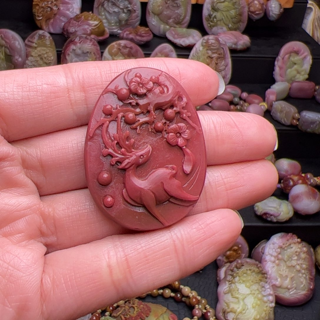 玛瑙/玉髓吊坠未镶嵌21