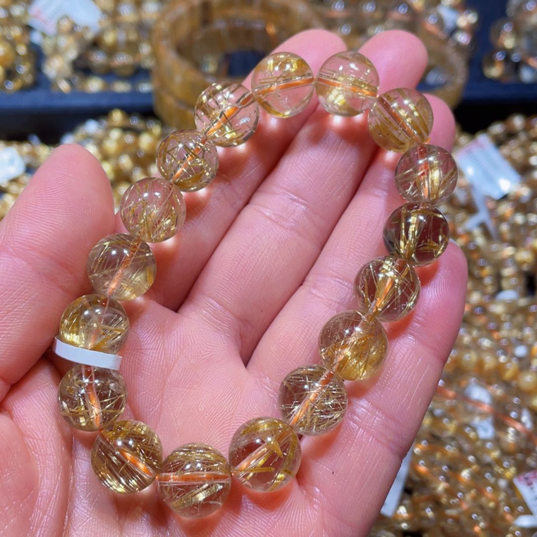 水晶手链未镶嵌天然水晶手链