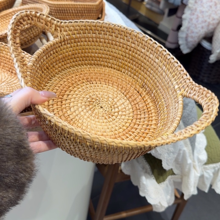 米***宝双耳藤编大号一个