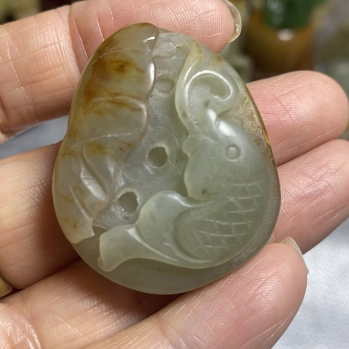 和田玉（糖玉）颈饰未镶嵌