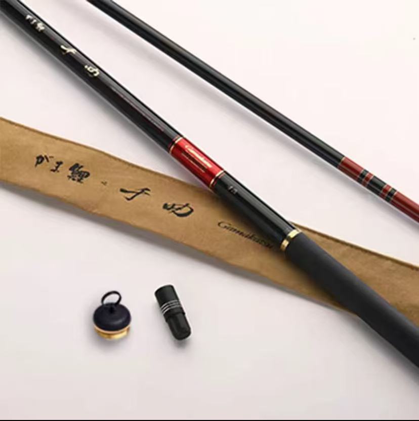日本进口伽玛卡兹/Gamakatsu伽玛鲤千曲轻量碳素正品台钓竞技鱼竿