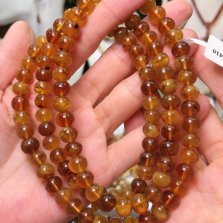 琥珀裸石未镶嵌抚顺琥珀