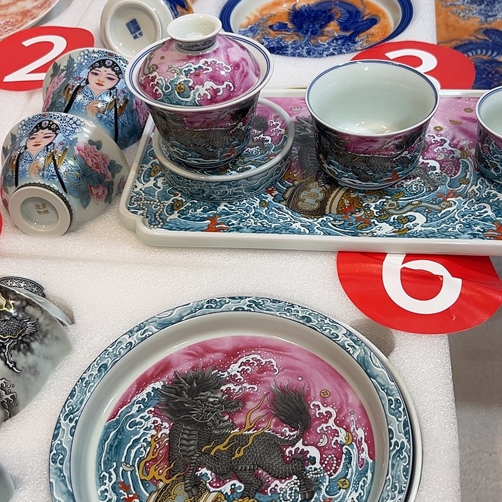 心***水墨麒麟5件套特价商品