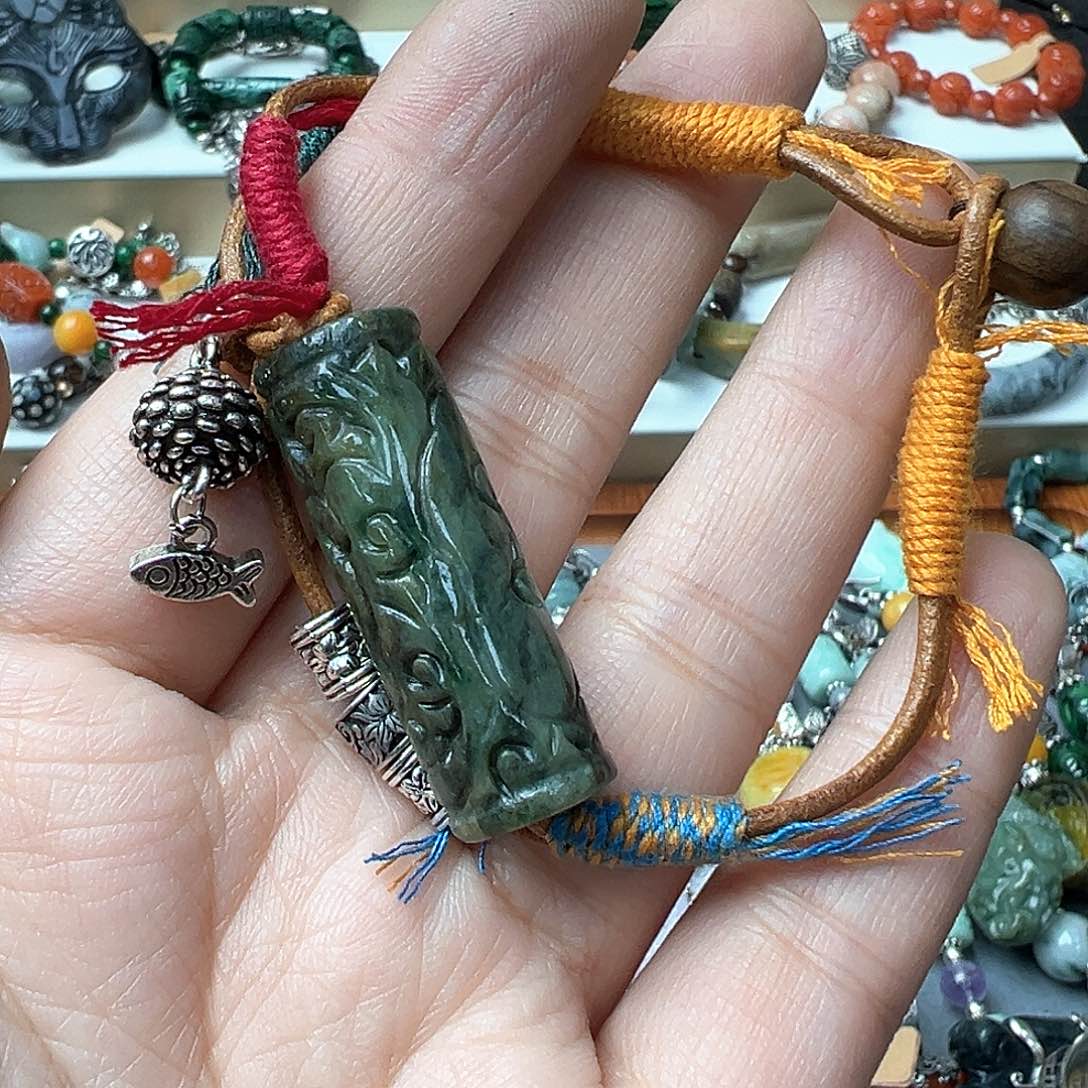 翡翠手链未镶嵌需包容