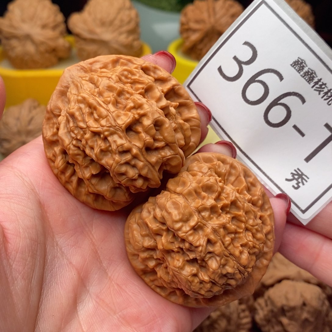 文玩核桃把件官帽47