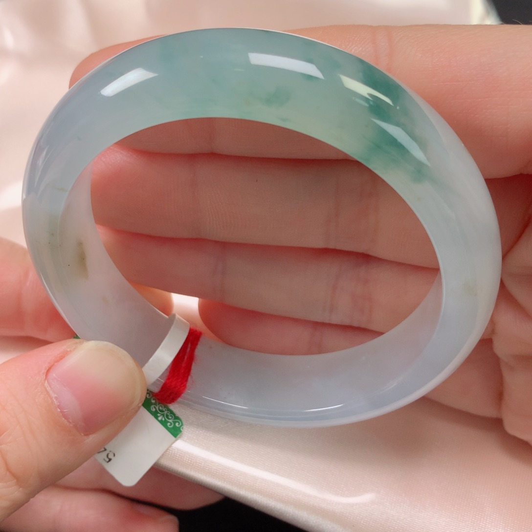 未镶嵌手镯翡翠缅甸天然翡翠手镯54