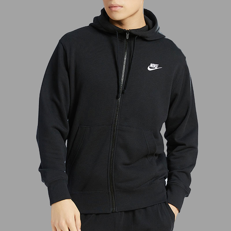 Nike耐克外套男2025春季新款针织夹克男士连帽透气运动服BV2649