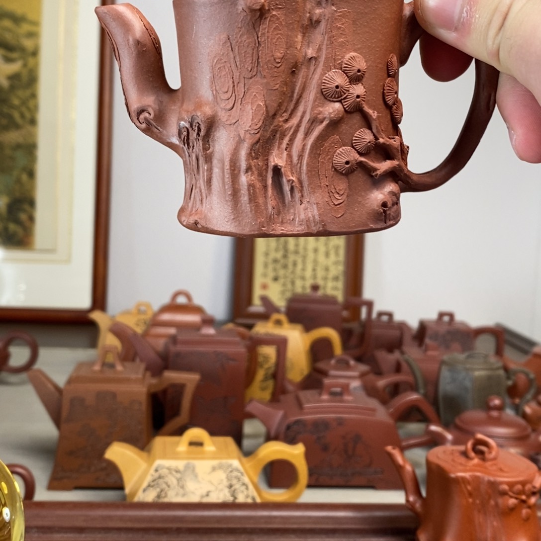 茶壶紫砂原矿泥料传统工艺制作