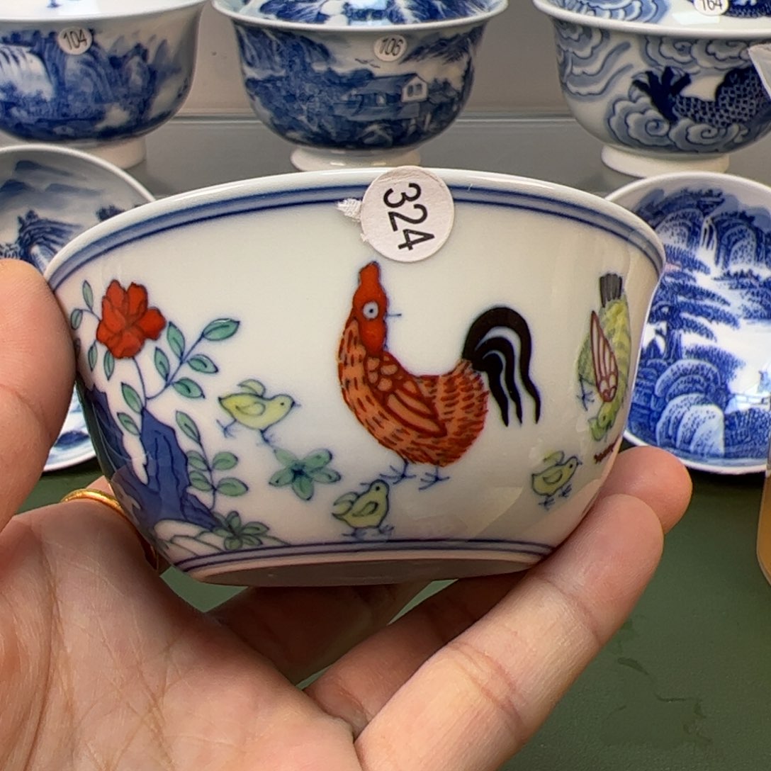 杯木木景德镇纯手绘茶具324