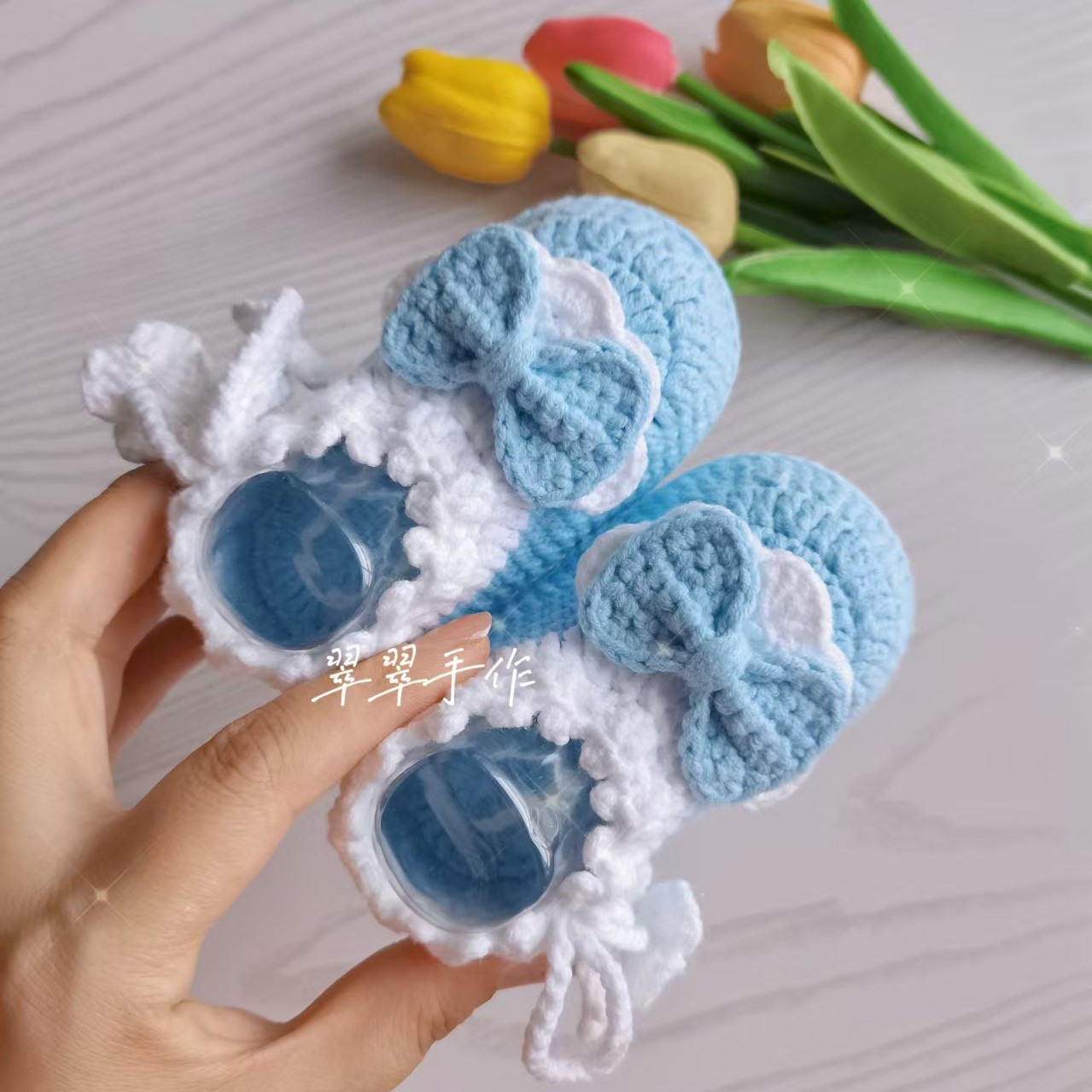 （材料包/成品）春秋蝴蝶结抽绳宝宝鞋/材料包送视频教程/订制成品