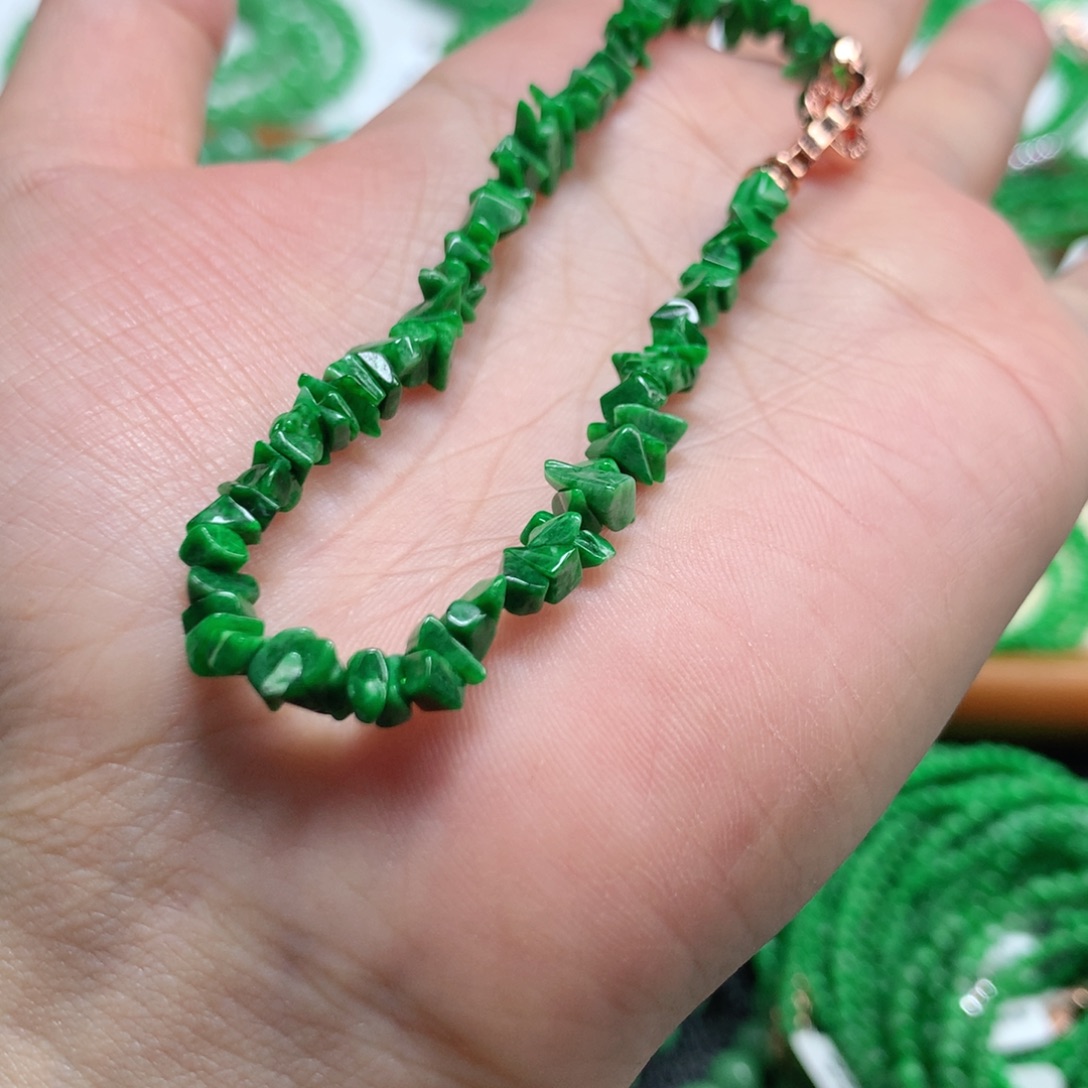 翡翠未镶嵌手链翡翠