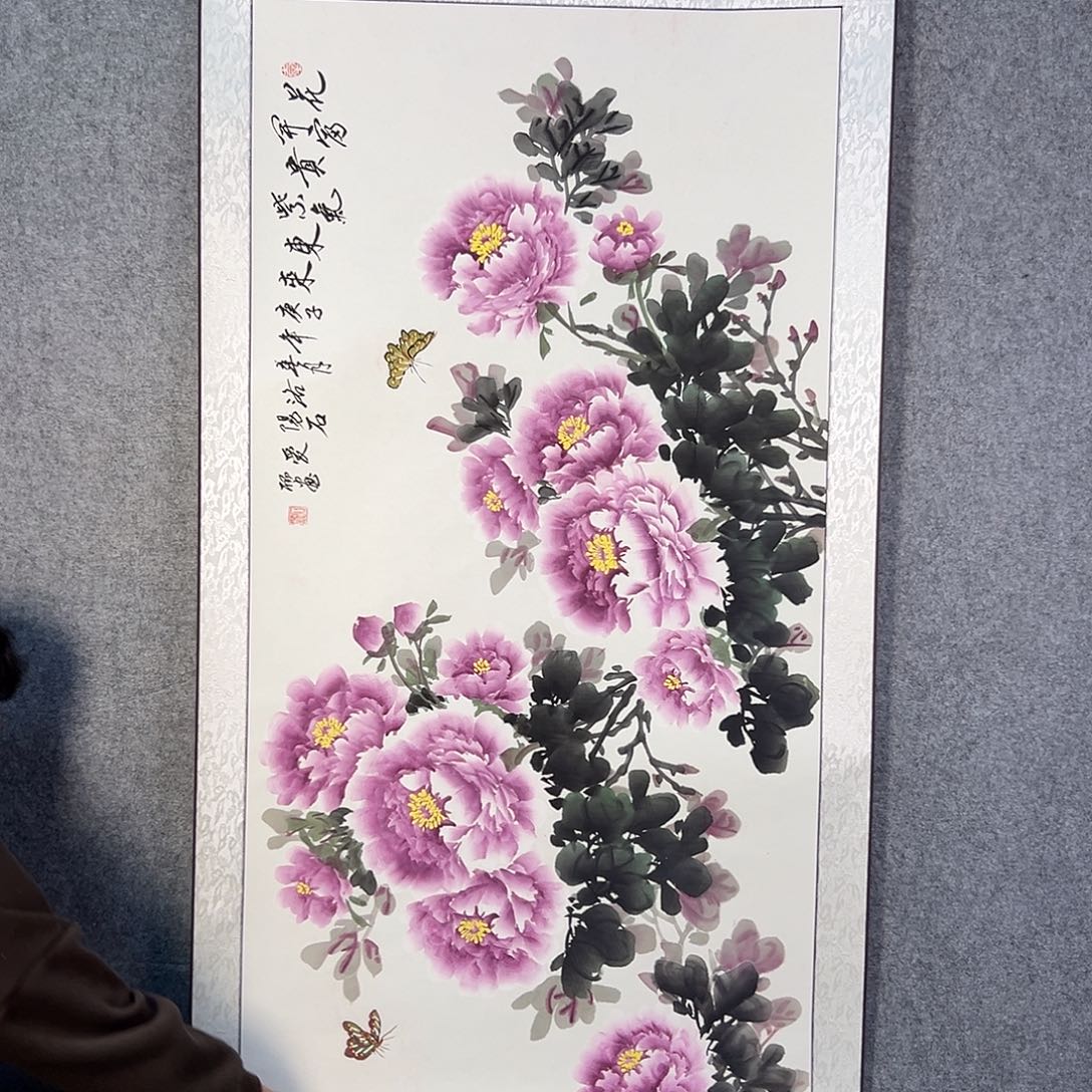 国画824 花鸟在此鸣叫时还要一