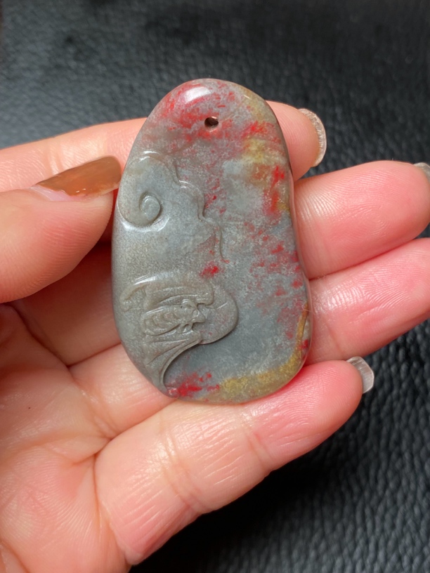 昌化软玉石质地挂件24.3克