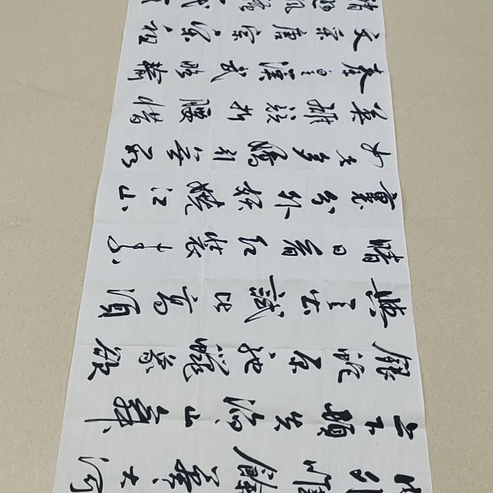 书法李士军老师沁园春雪2.2左右*0.7