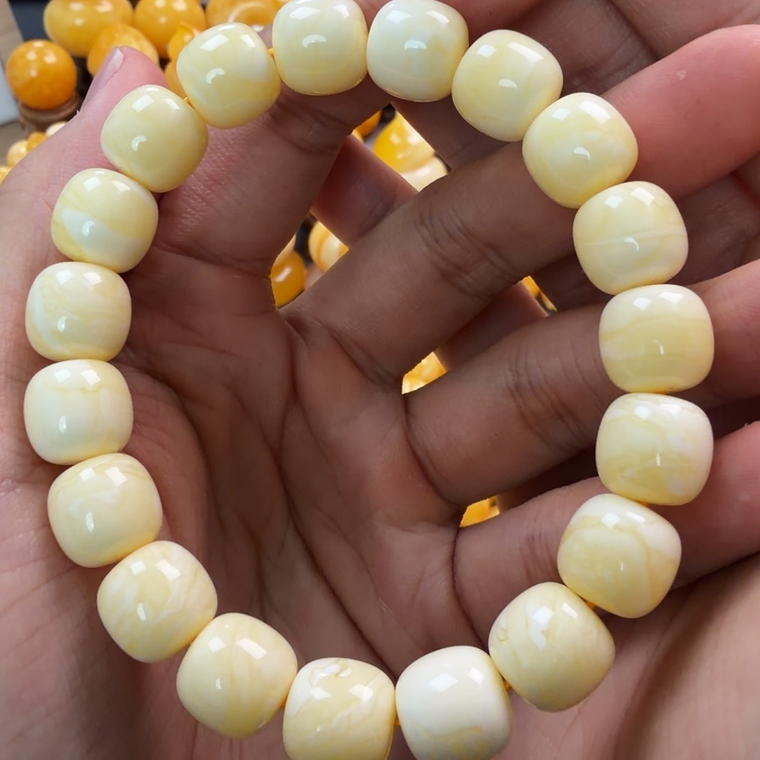 琥珀未镶嵌珠宝奇石12mm同料