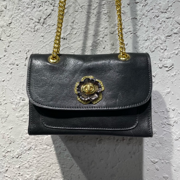 【高货福利】真皮女包山茶花链条包植鞣头层牛皮