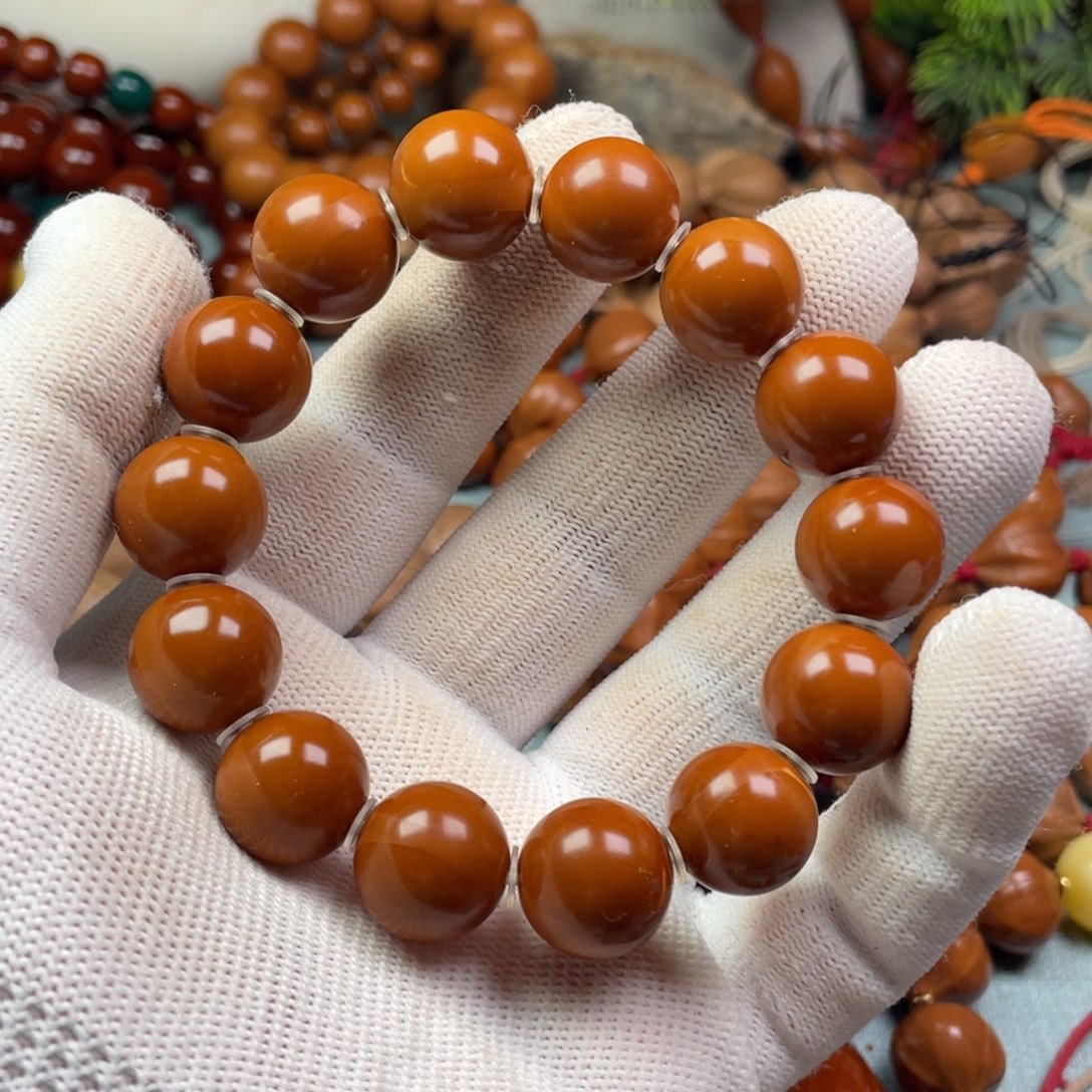 橄榄核手串/手链y****31.5精品光珠