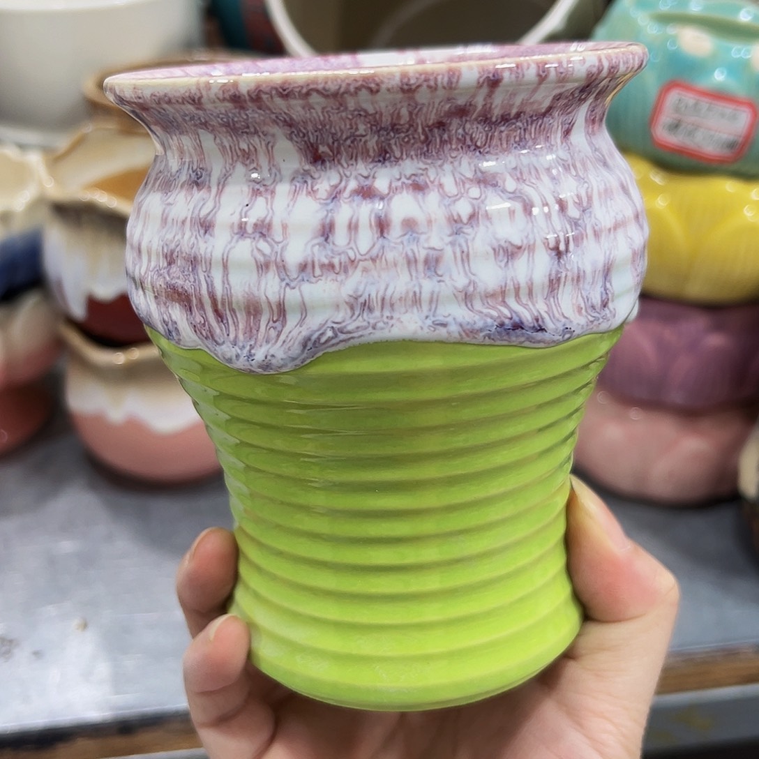 外贸尾单陶瓷花盆凑单10米包邮