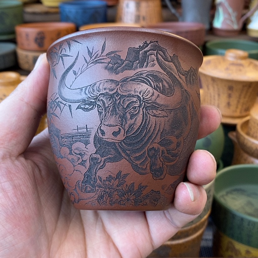 【闪购商品】紫砂杯子宜兴全手工紫砂杯