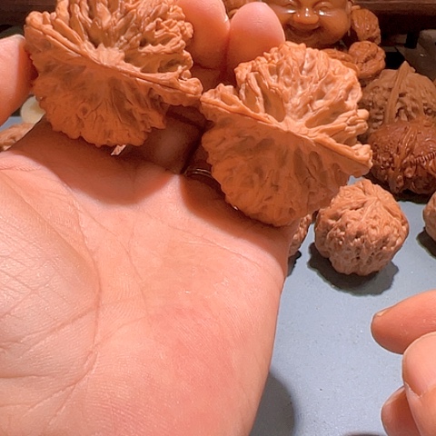 文玩核桃把件苹果圆47